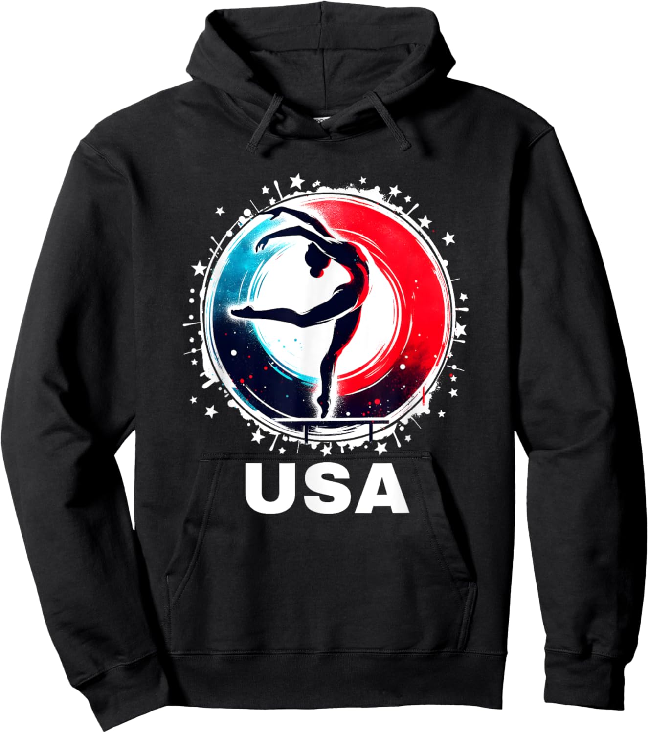 Gymnastics Apparel United States American Gymnastics Team Hoodie - Hoodie | Black