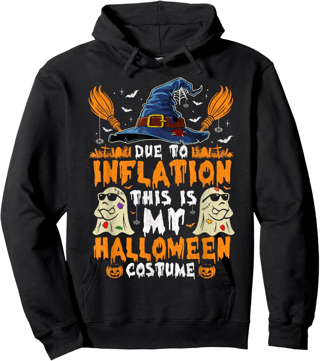 Due To Inflation This Is My Halloween Costume Hoodie - Hoodie | Black