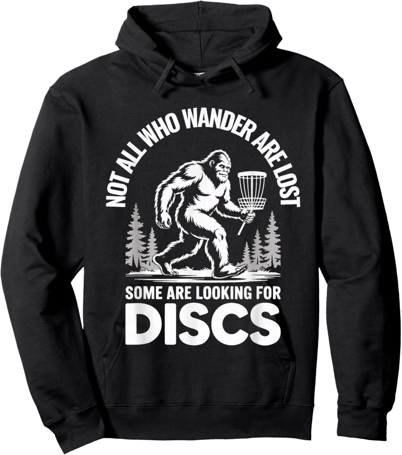 Not All Who Wander are Lost Some are Looking for Discs Hoodie - Hoodie | Black