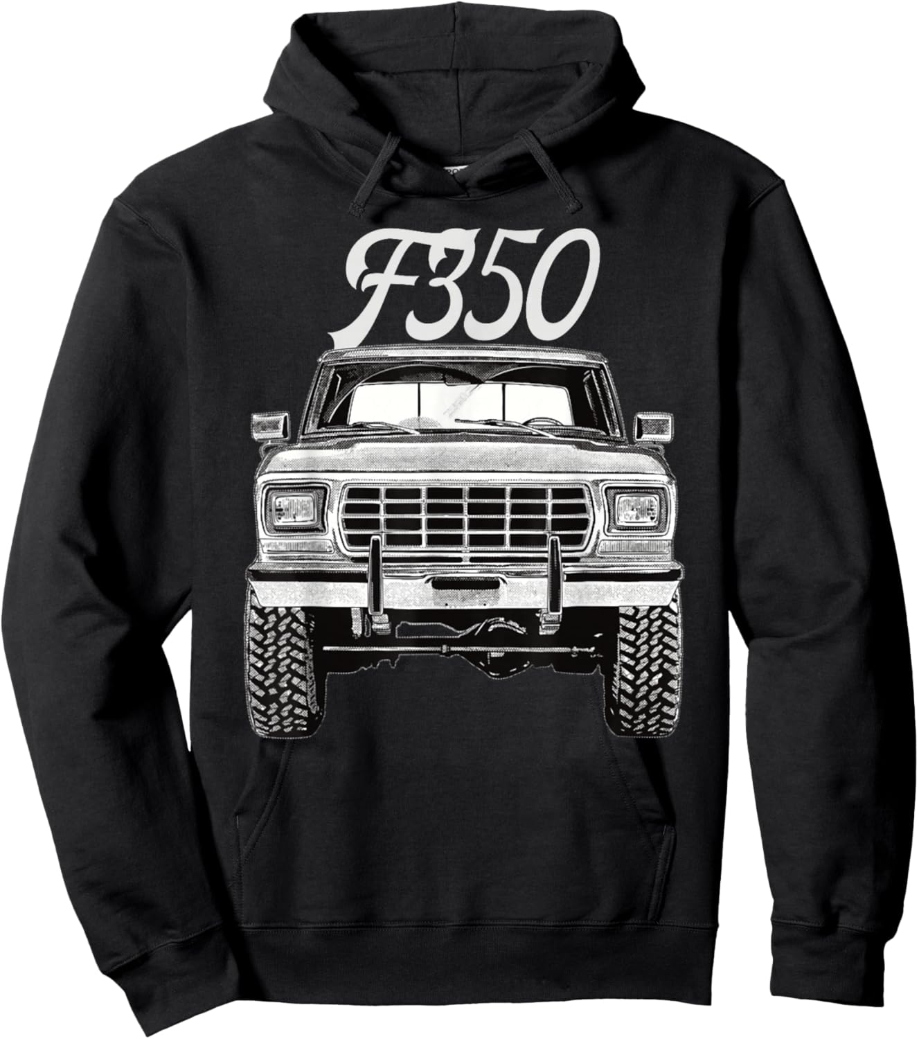 1979 F350 Truck Car , Small, Black Hoodie - Hoodie | Black