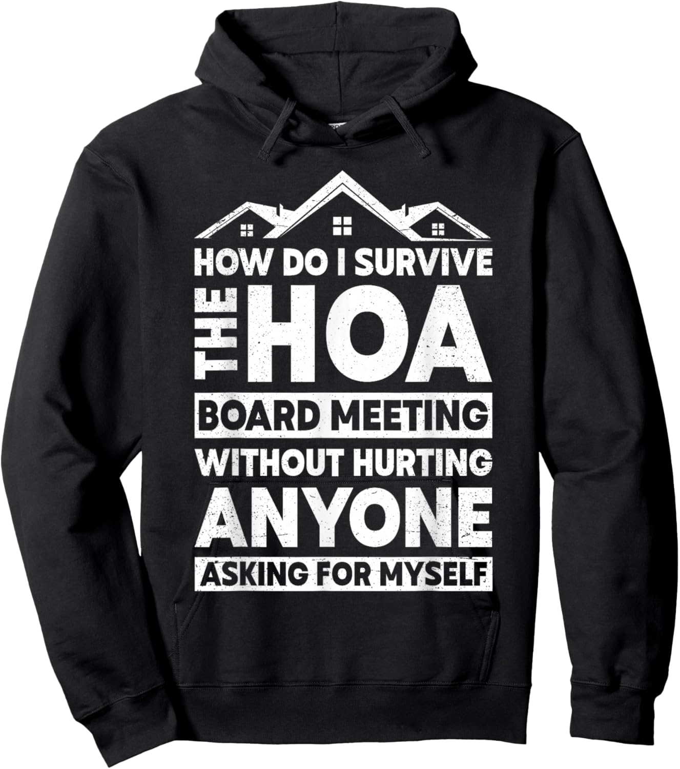 Funny Home Owners Association HOA President Hoodie - Hoodie | Black