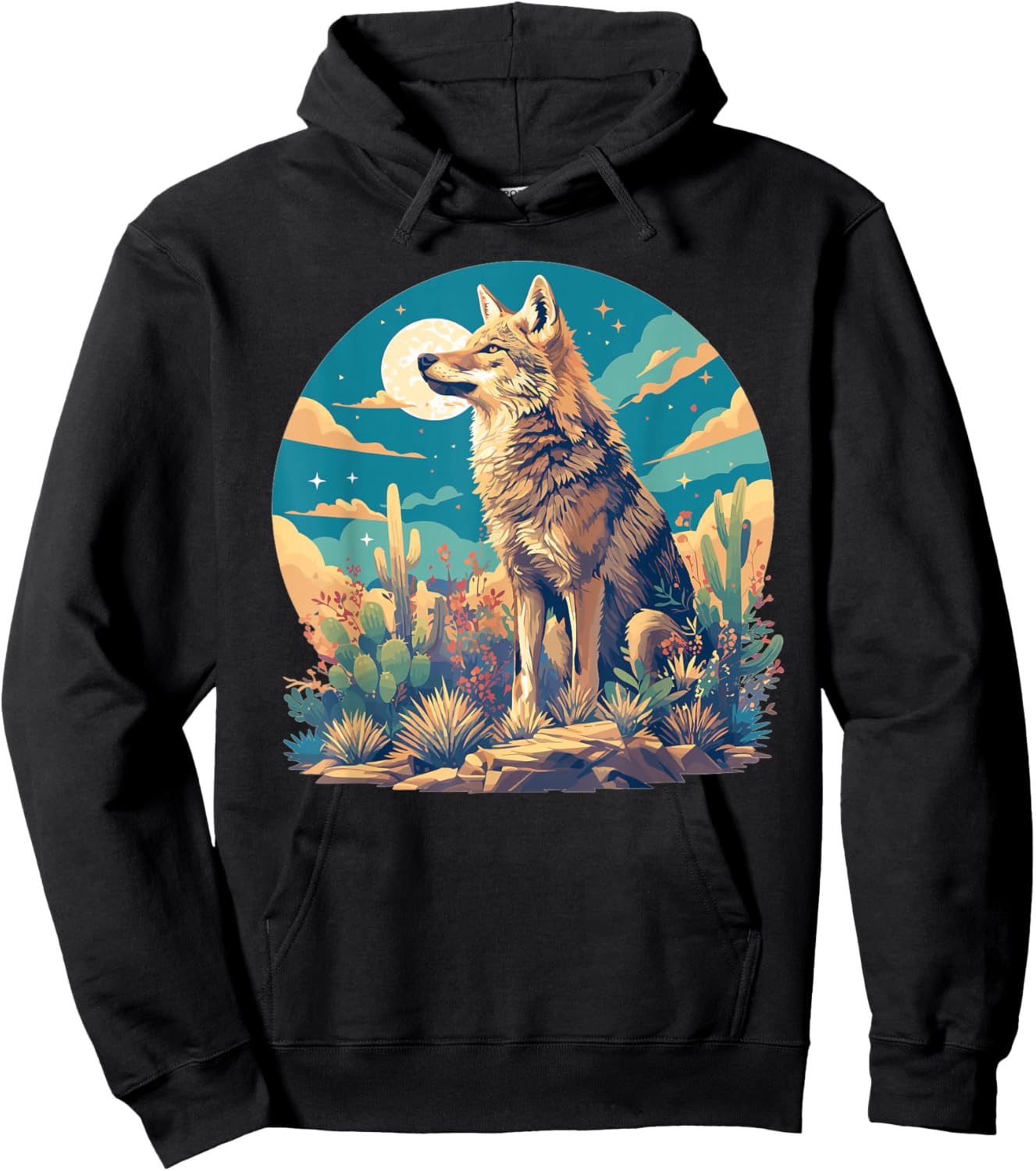 Coyotes Coyote Hoodie - Hoodie | Black