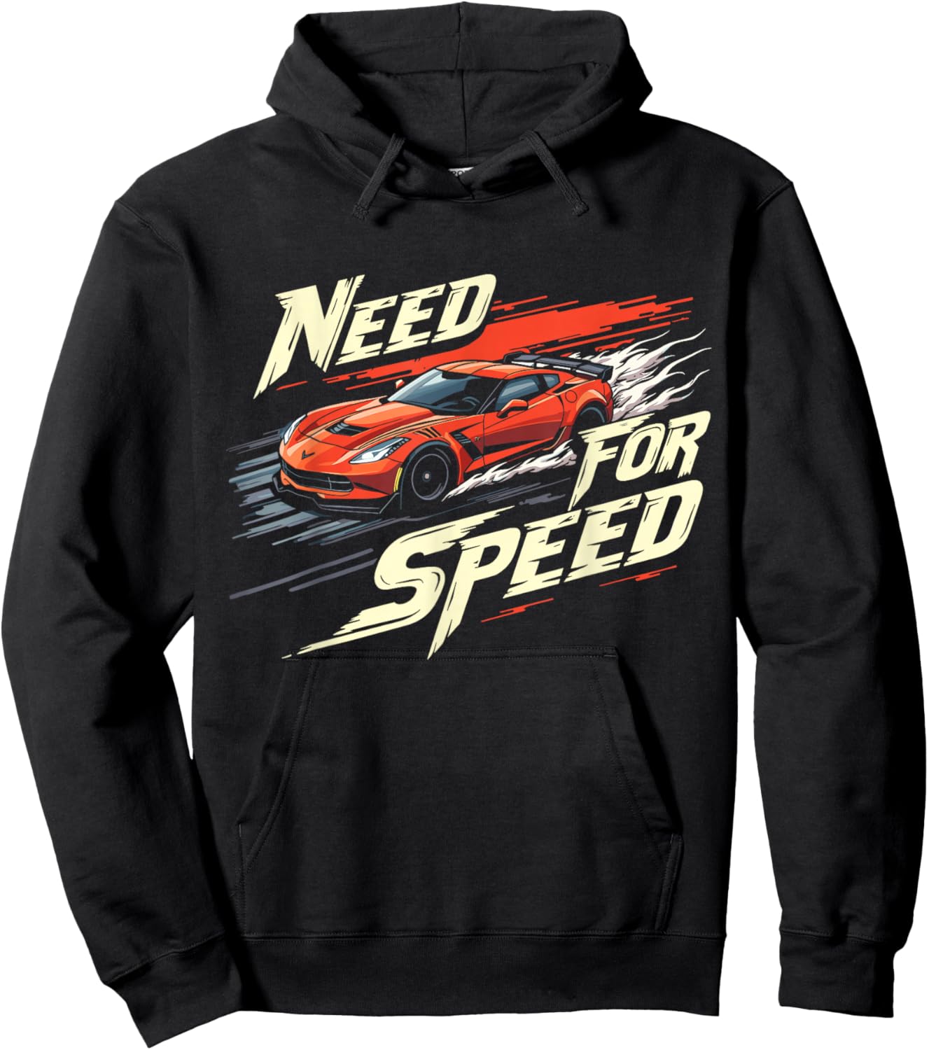 Need for Speed High-Octane Racing Graphic Design Hoodie - Hoodie | Black