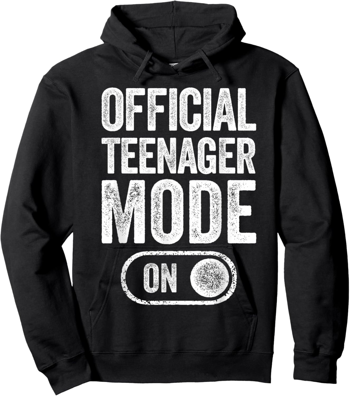 Official Teenager Mode On 13Th Birthday Gifts 13 Years Old Hoodie - Hoodie | Black