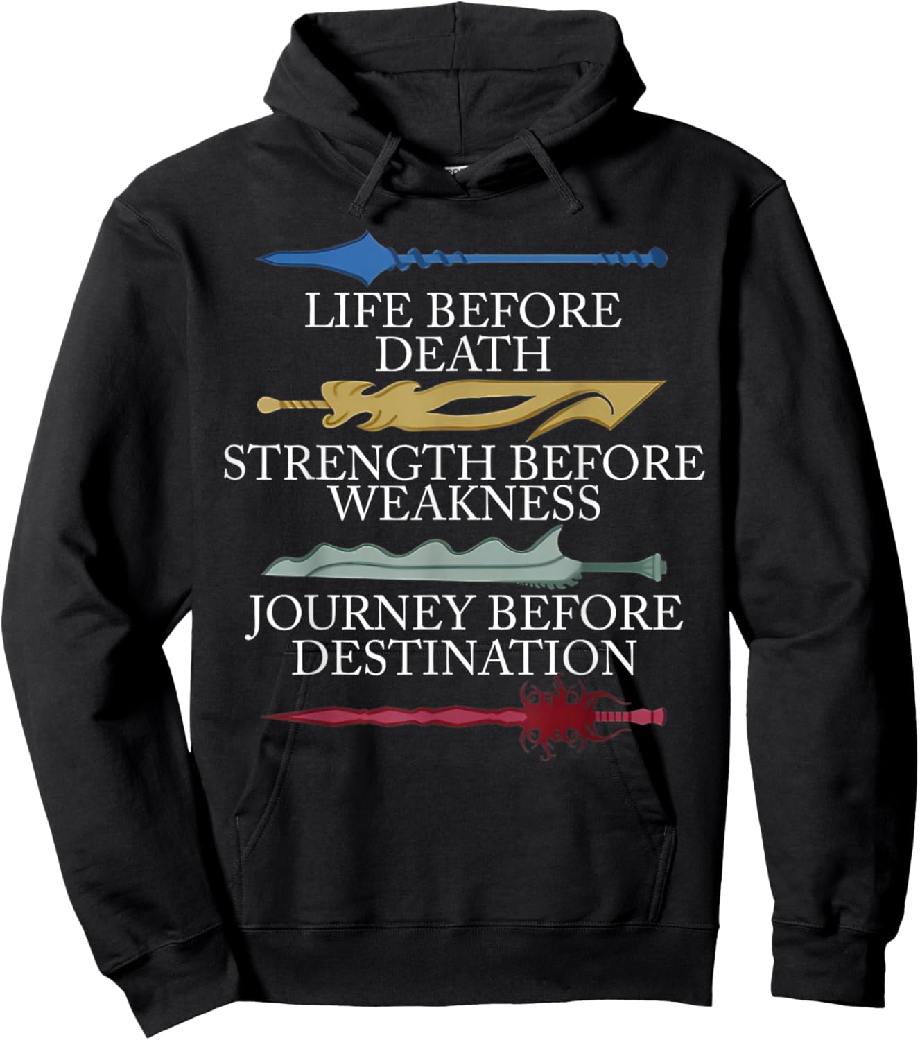 Life Before Death Strength Before Weakness Journey Hoodie - Hoodie | Black