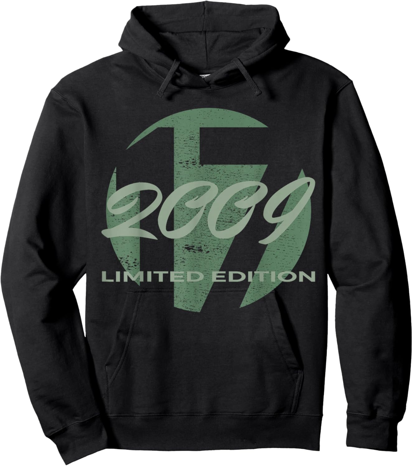 17. Geburtstag Mädchen Junge 17 Jahre 2009 Lustig Geschenk Hoodie - Hoodie | Black