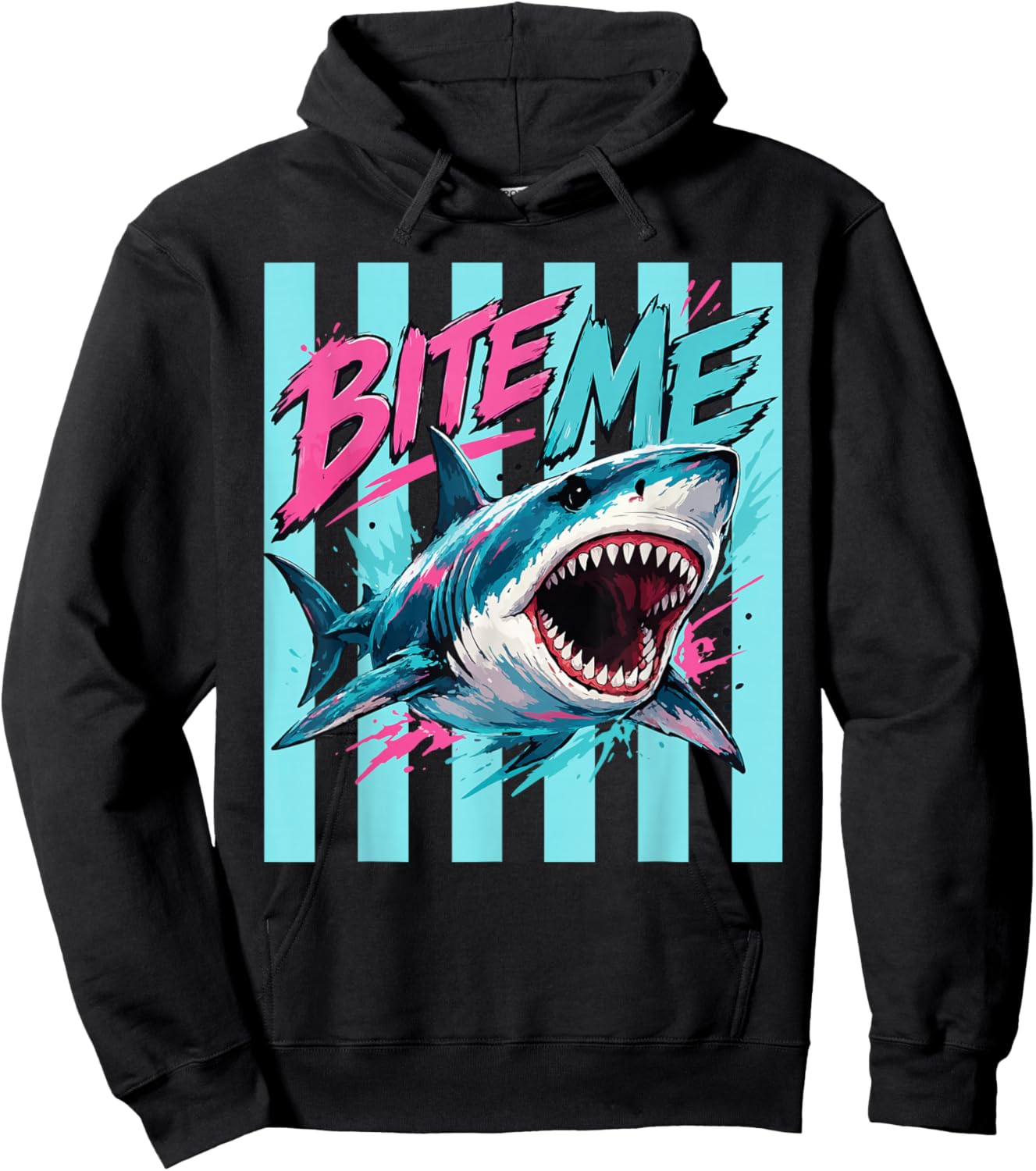T-Shirt Hoodie - Hoodie | Black