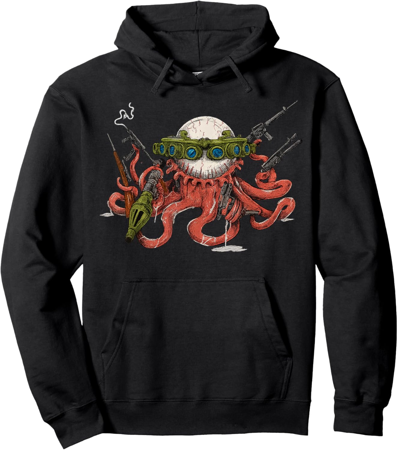 TactOcellus Octopus Monster Dark Fantasy Gaming Hoodie - Hoodie | Black