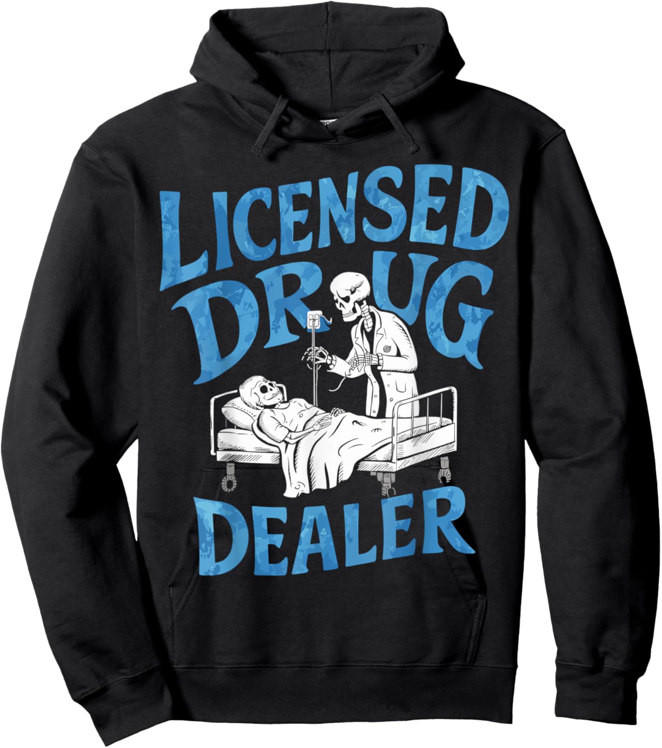 Licensed Drug Dealer Trafficker Design For a Pharmacist Hoodie - Hoodie | Black