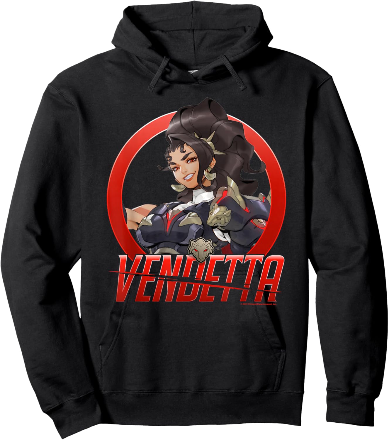 Overwatch 2 Vendetta La Lupa The Wolf of Retribution Hoodie - Hoodie | Black