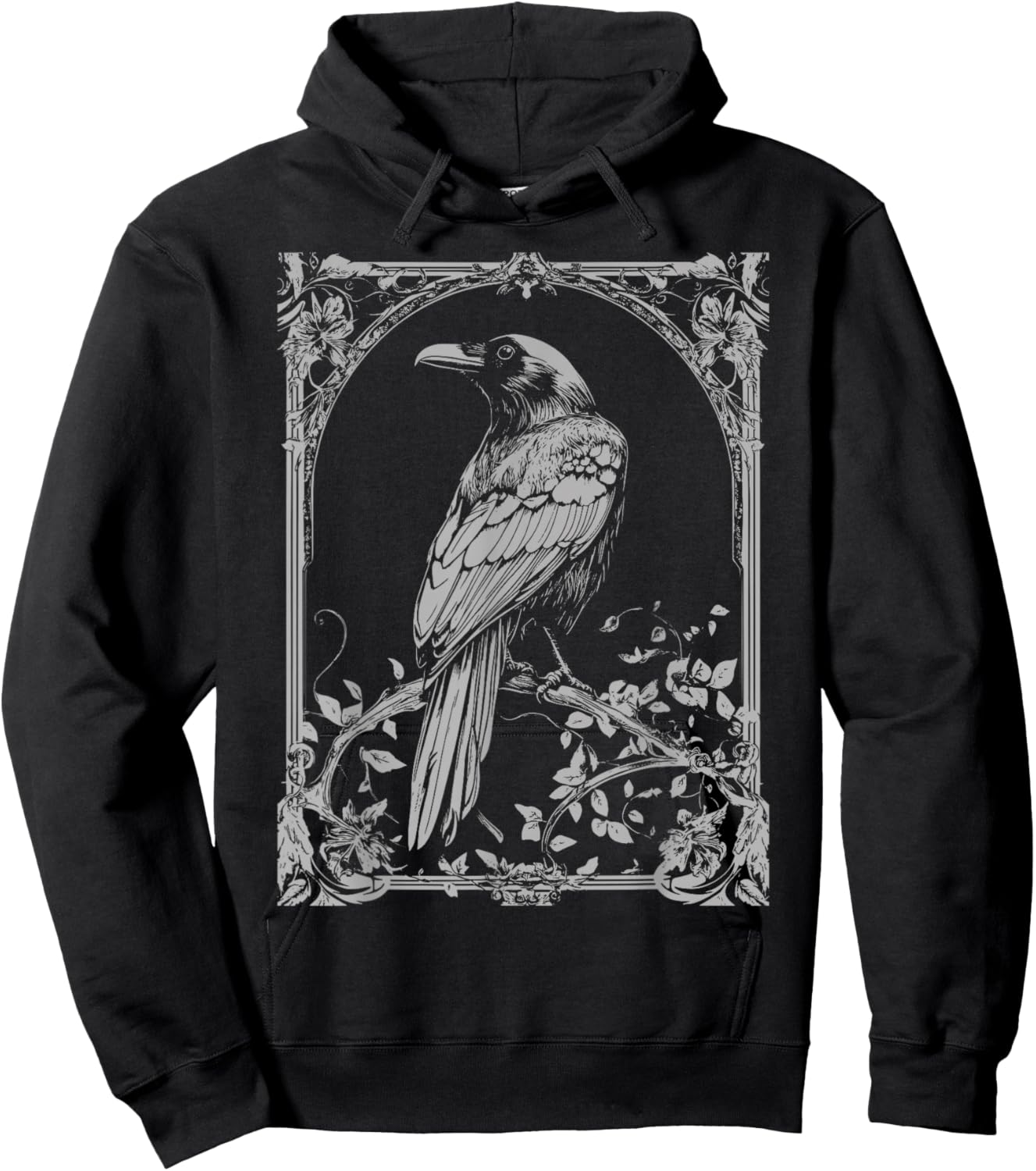 Raven Crow Hoodie - Hoodie | Black