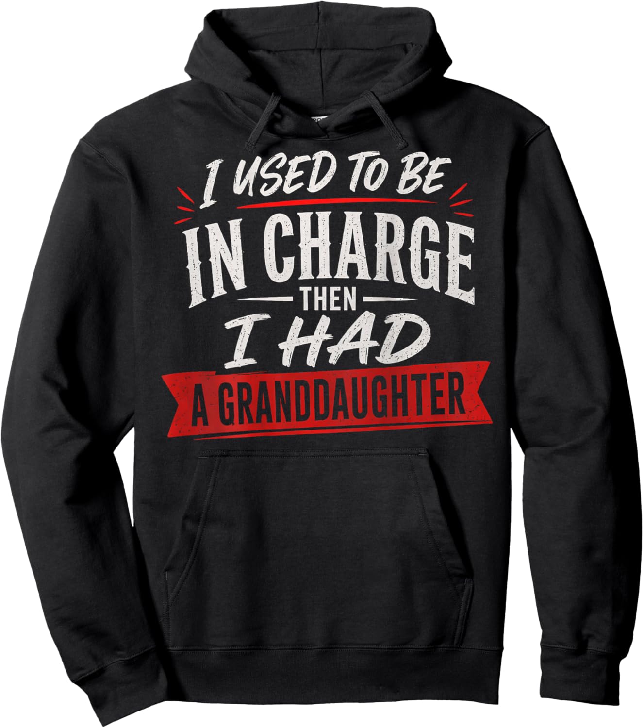 Then I Had A Granddaughter (On Back) Hoodie - Hoodie | Black