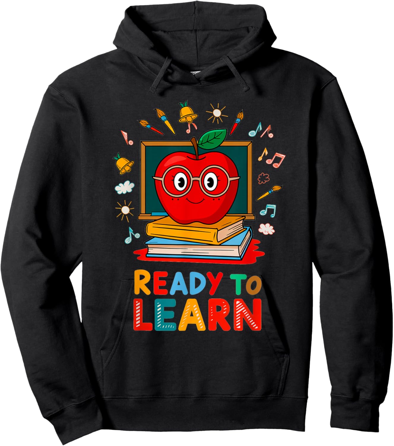 Reads Across America Reading Teacher Books Reader Kids Hoodie - Hoodie | Black