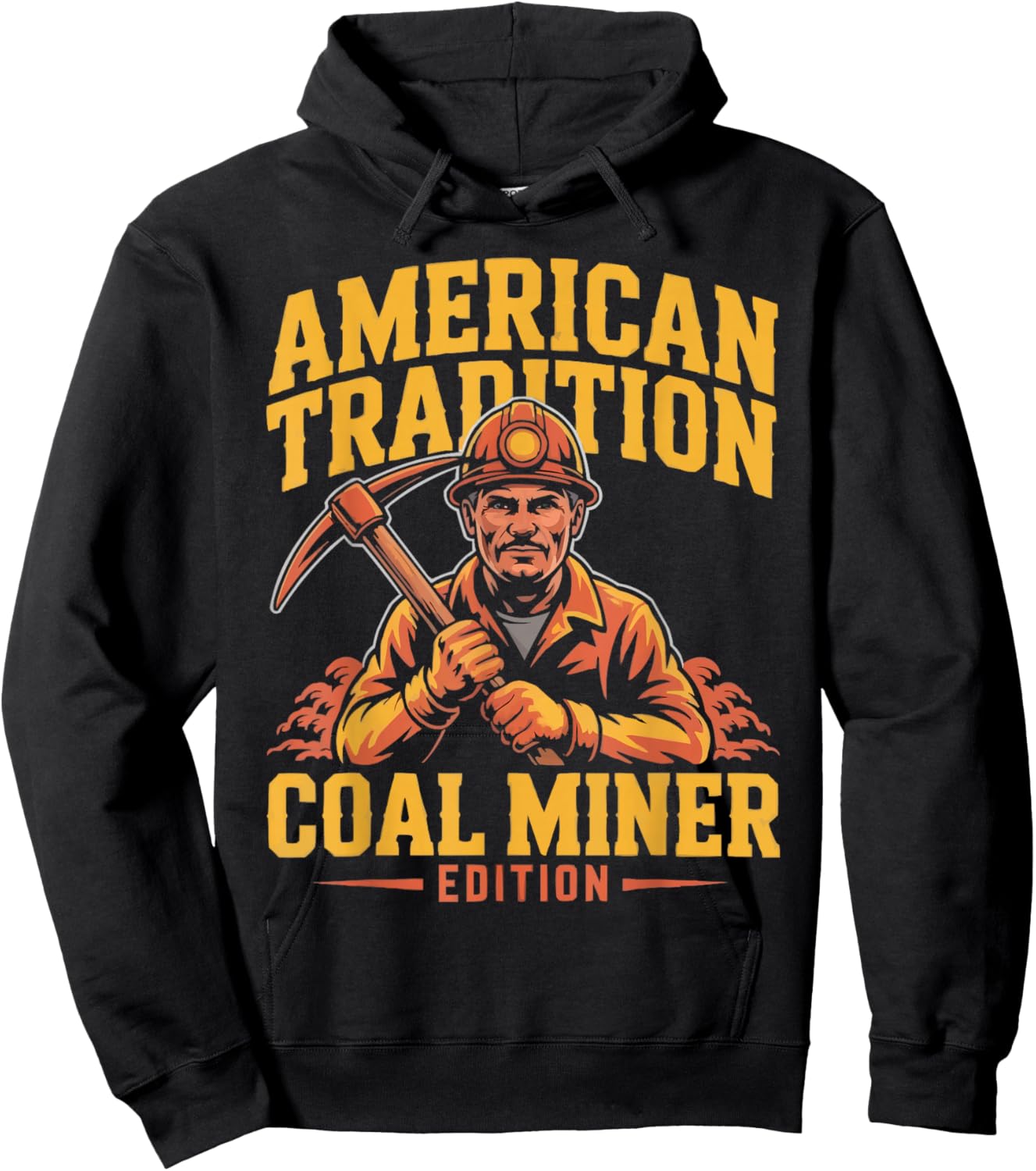 Coal Miner Job Profession Digging Occupation Coal Mining Hoodie - Hoodie | Black
