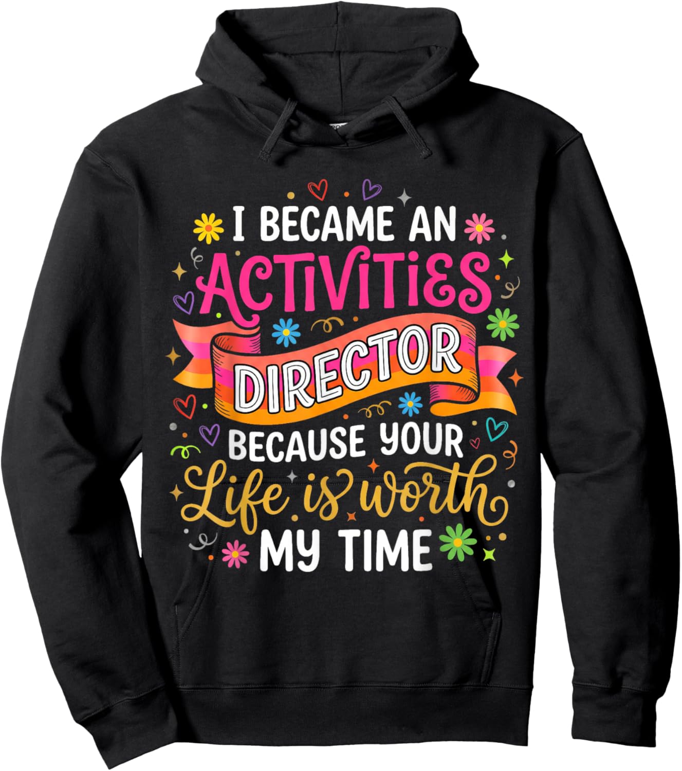 Activity Assistant Squad Team Professionals Week Director Hoodie - Hoodie | Black