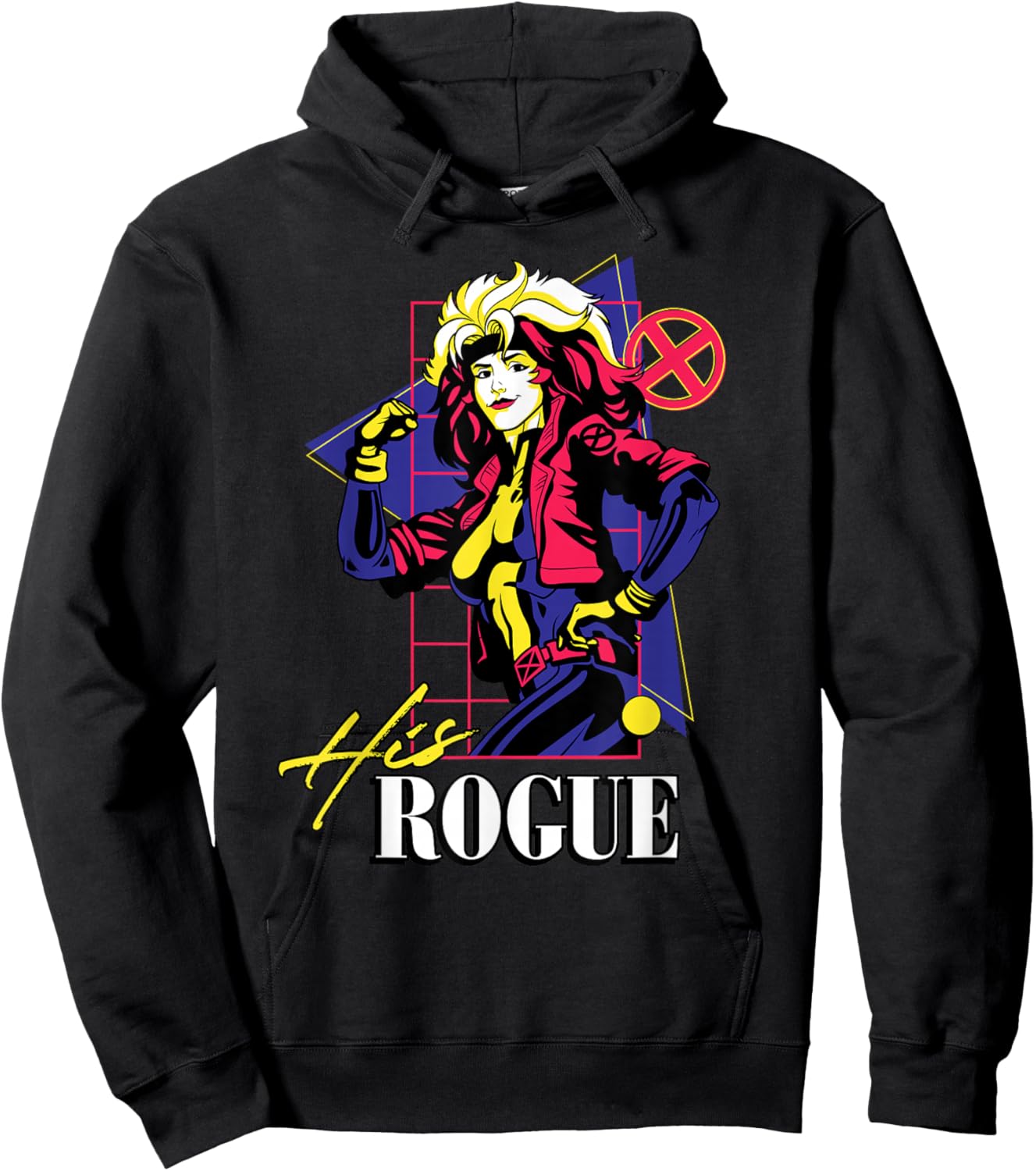 Marvel Super Heroes X-Men Couples Matching His Rogue Hoodie - Hoodie | Black