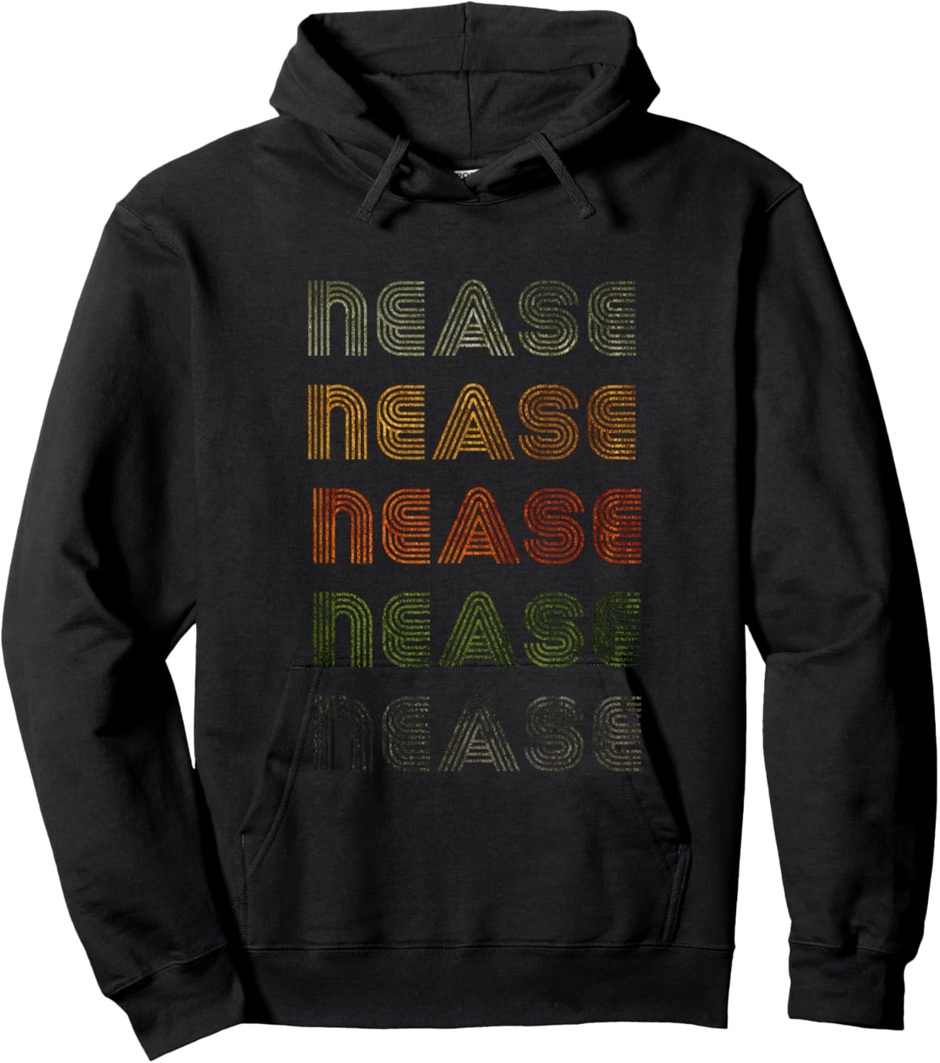 Love Heart Nease Grunge Vintage Style Black Nease Hoodie - Hoodie | Black