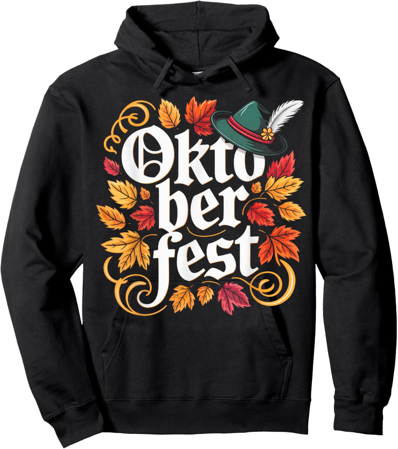 Oktoberfest Fall German Costume Women Kids Hoodie - Hoodie | Black