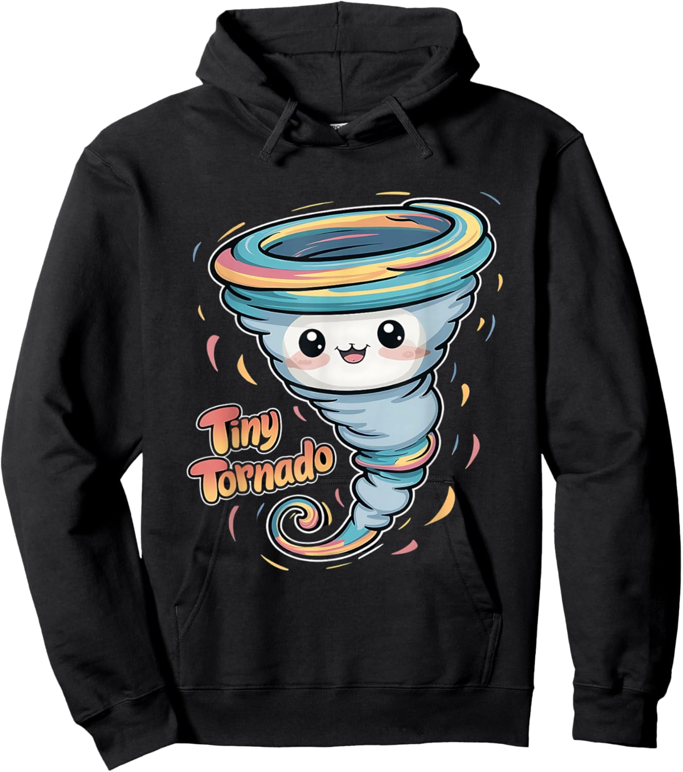 Cute Tiny Tornado for Messy Children And Toddlers Boy Girl Hoodie - Hoodie | Black