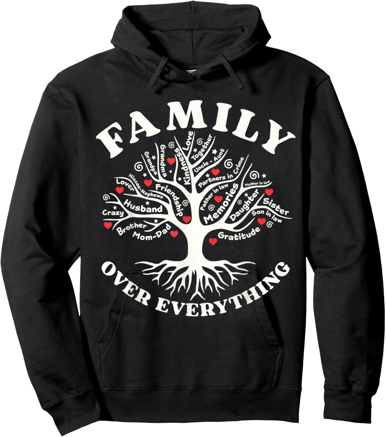 Family reunion 2025 Family Over Everything Matching Trip Hoodie - Hoodie | Black