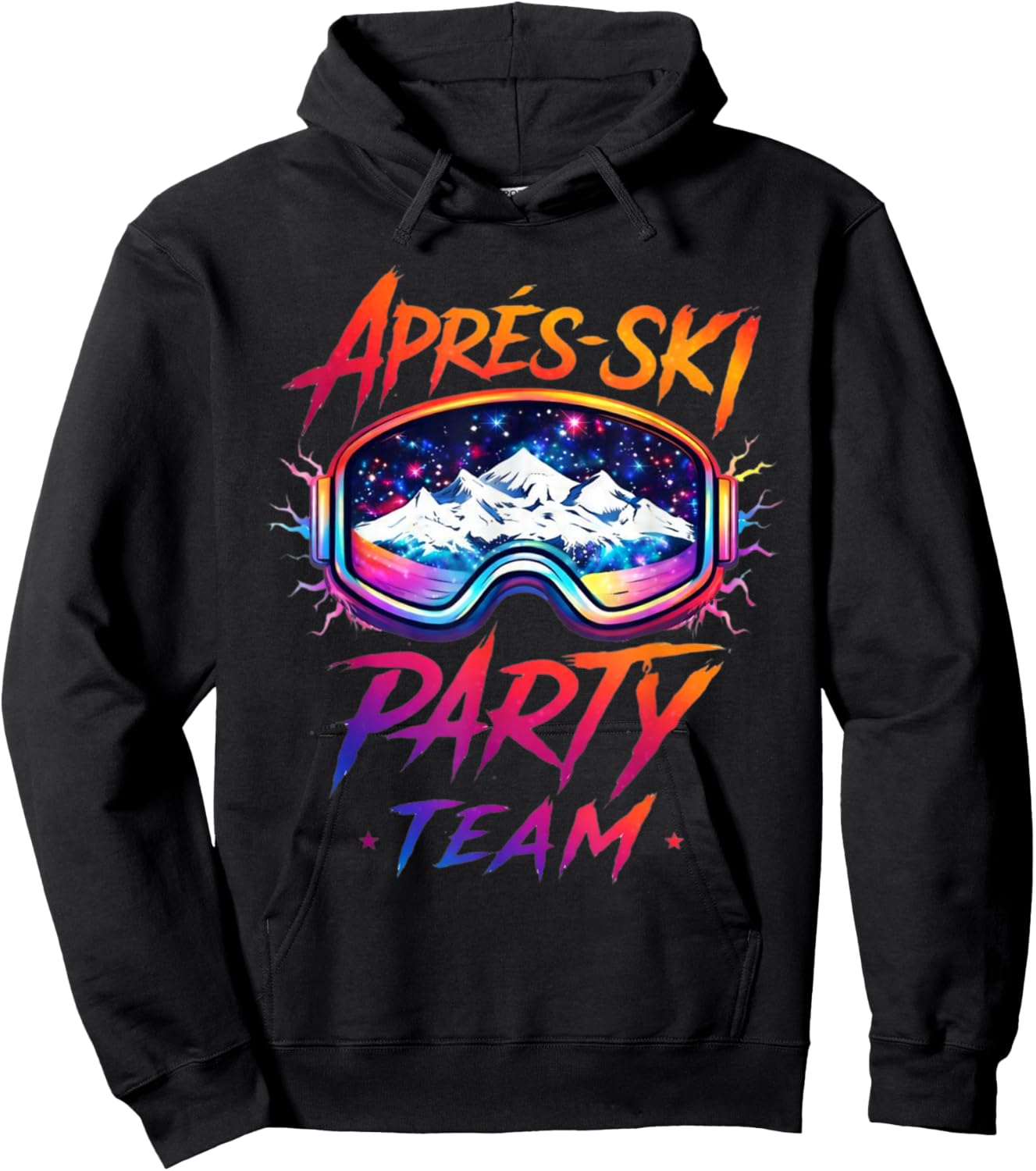 Team After Ski – Ski Winter Party Mountain Gift Hoodie - Hoodie | Black