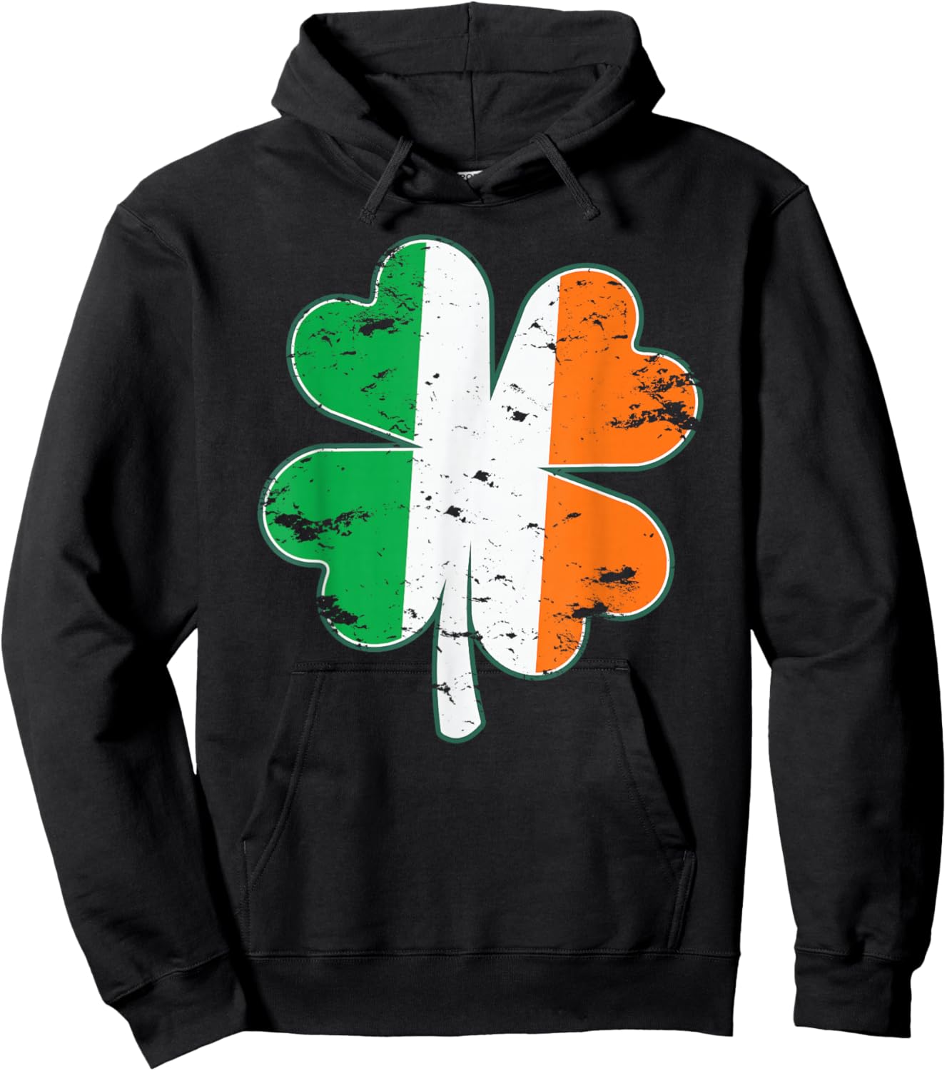 Ireland Flag , Women, Children, St. Patrick's Day Hoodie - Hoodie | Black