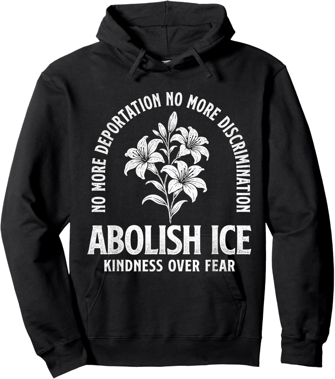 Abolish ICE - Human Rights Pro Immigration March Hoodie - Hoodie | Black