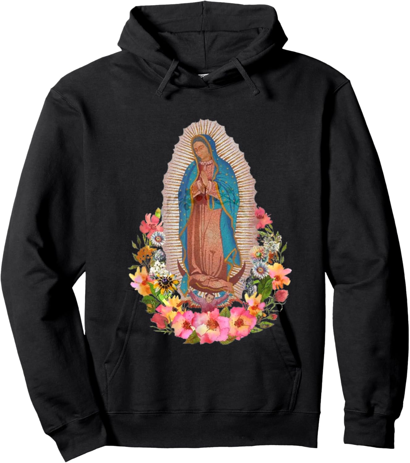 Virgen de Guadalupe Hoodie - Hoodie | Black