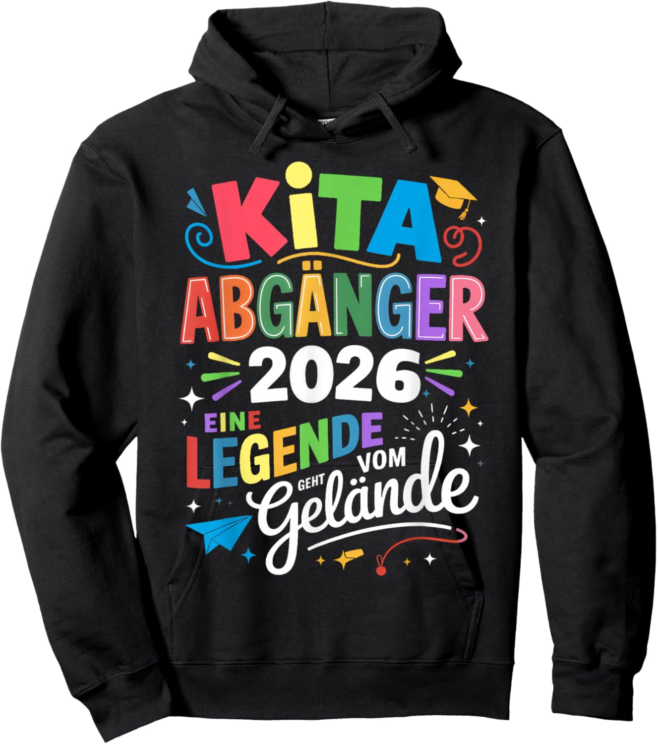 Children's Kita Leavers 2026 School Child First Day Hoodie - Hoodie | Black