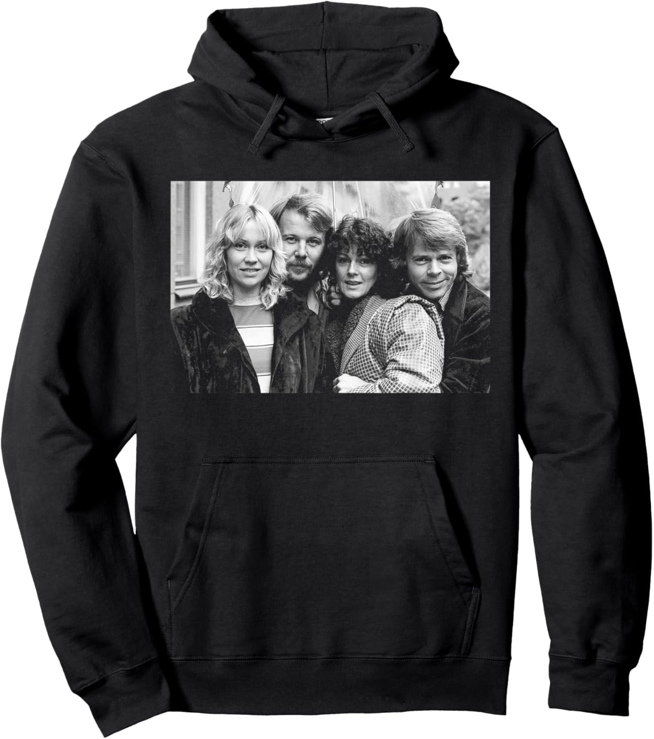 ABBA - Portrait of Swedish Pop Group Arrival Promo 1976 Hoodie - Hoodie | Black