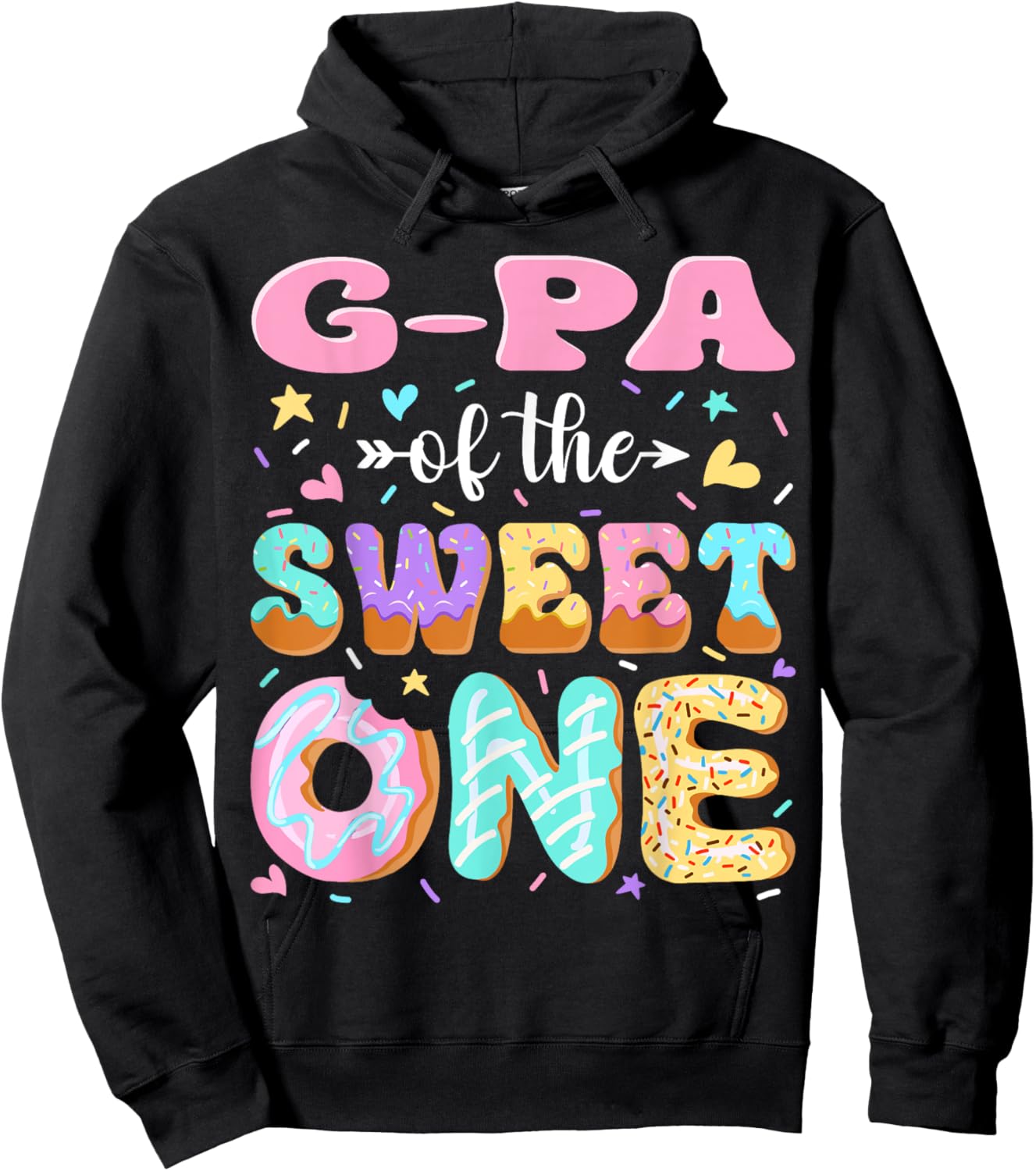 G-pa of The Sweet One First Birthday Matching Family Hoodie - Hoodie | Black