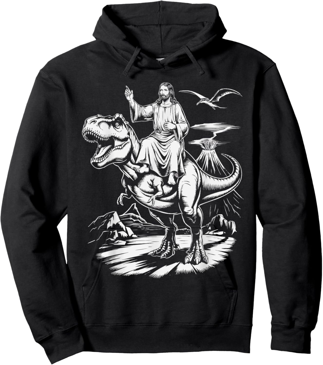 Funny Jesus Christ Religious Christian Believer Christianity Hoodie - Hoodie | Black