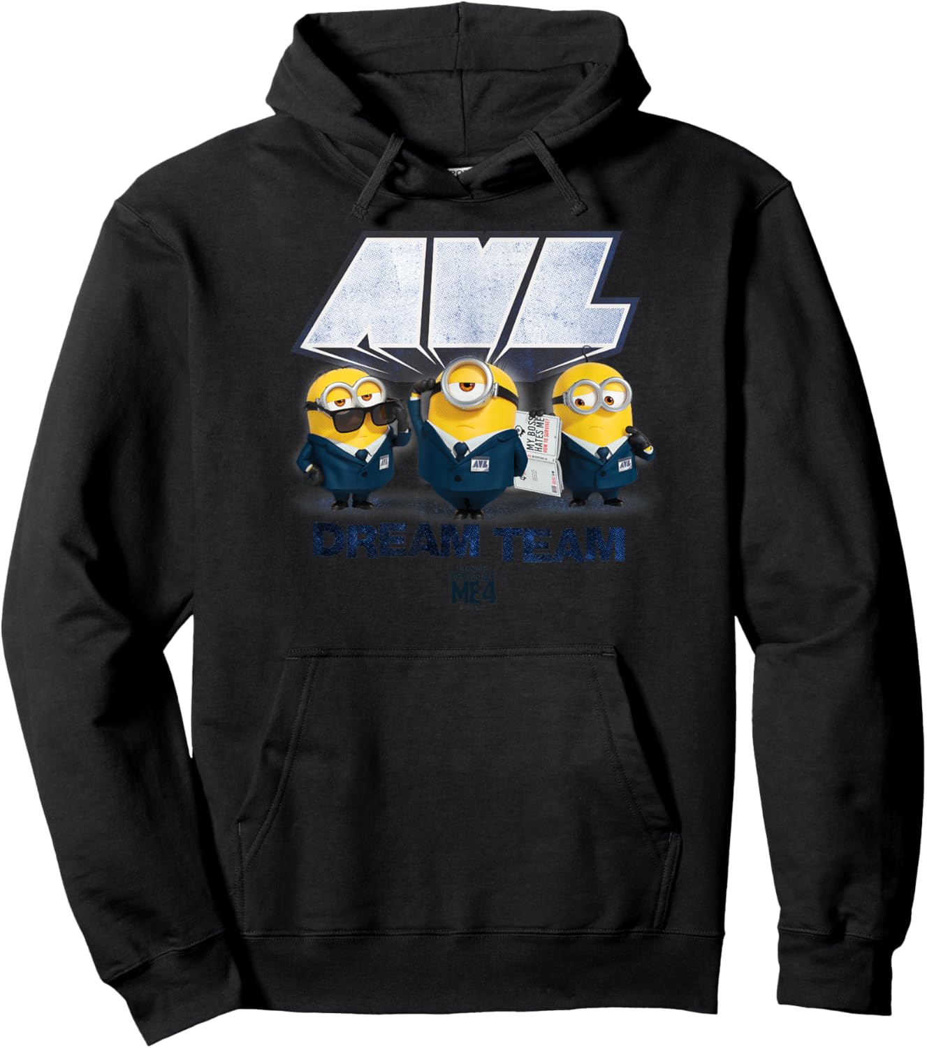 Minions Despicable Me 4 AVL Dream Team Hoodie - Hoodie | Black