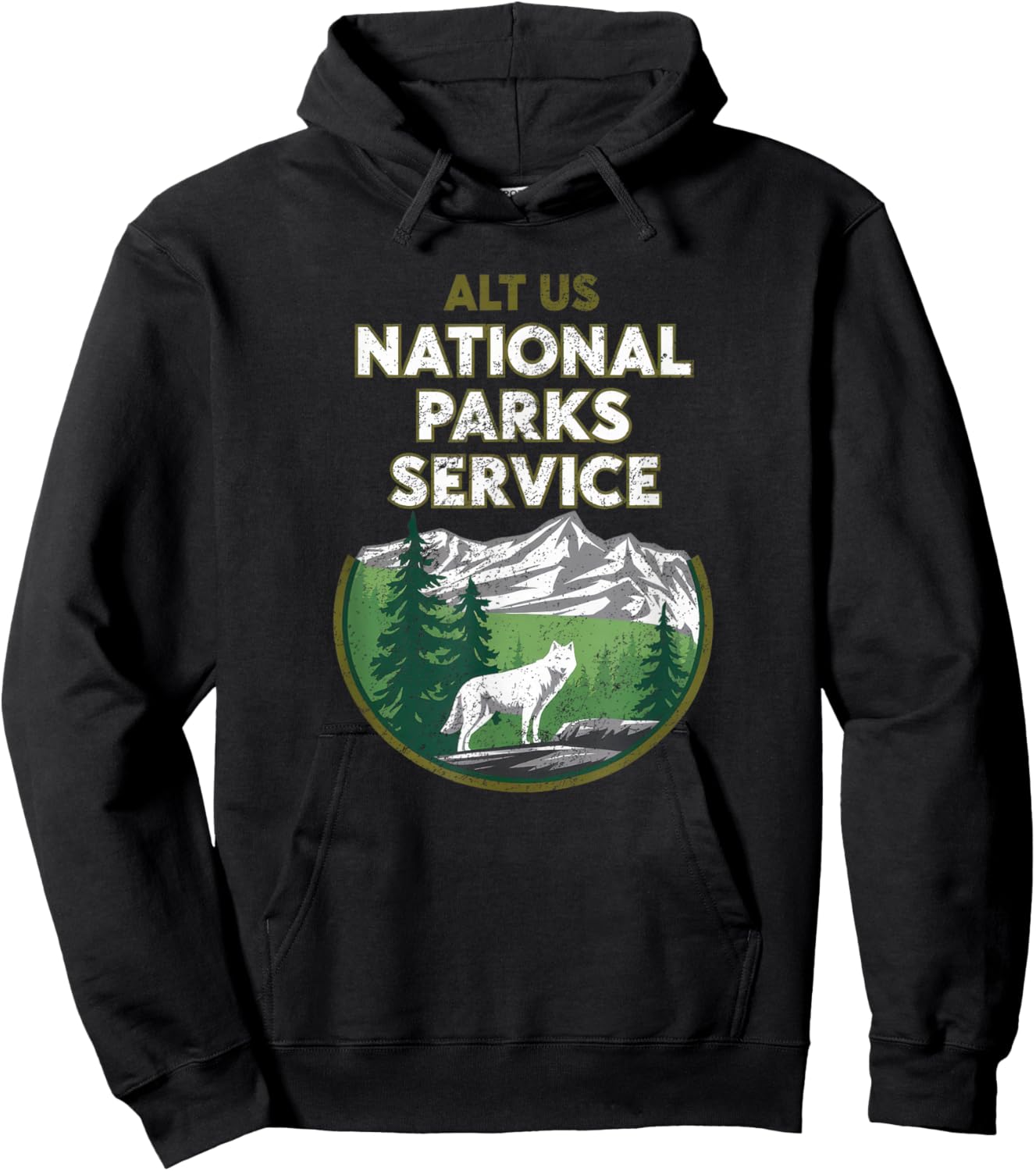Alt US National Parks Service Resist For Hoodie - Hoodie | Black