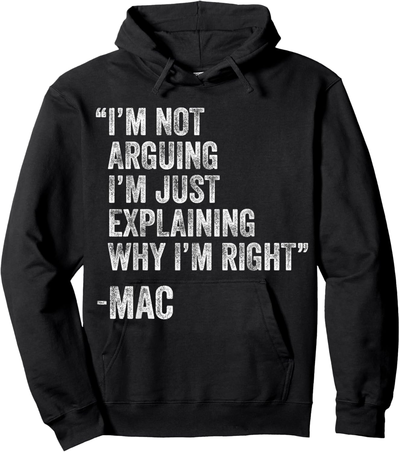 Mac Quote Funny Birthday Custom Name Idea Engineer Hoodie - Hoodie | Black
