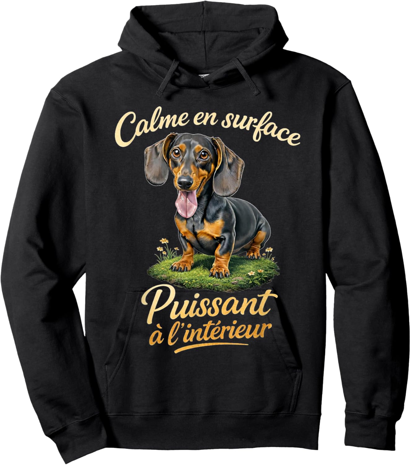 Idée Cadeau pour Fan de Chien et Amoureux de Teckel Hoodie - Hoodie | Black