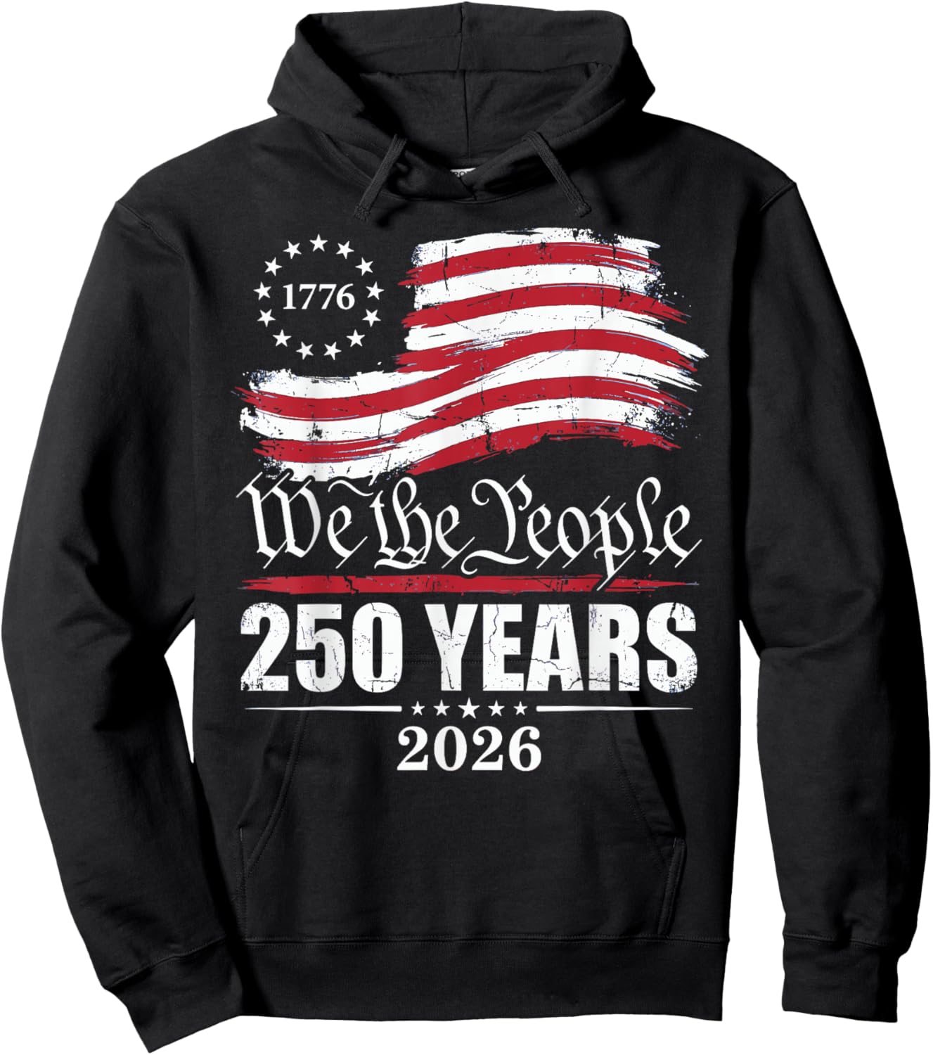 We The People 250th Anniversary Hoodie - Hoodie | Black
