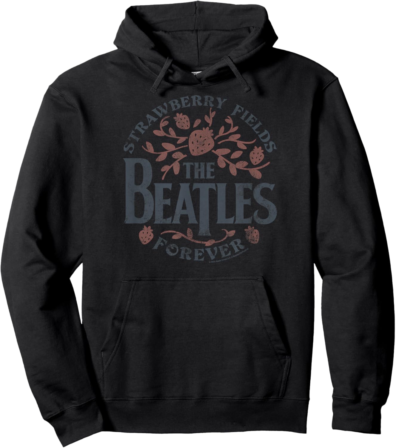 The Beatles Strawberry Fields Forever Design Hoodie - Hoodie | Black