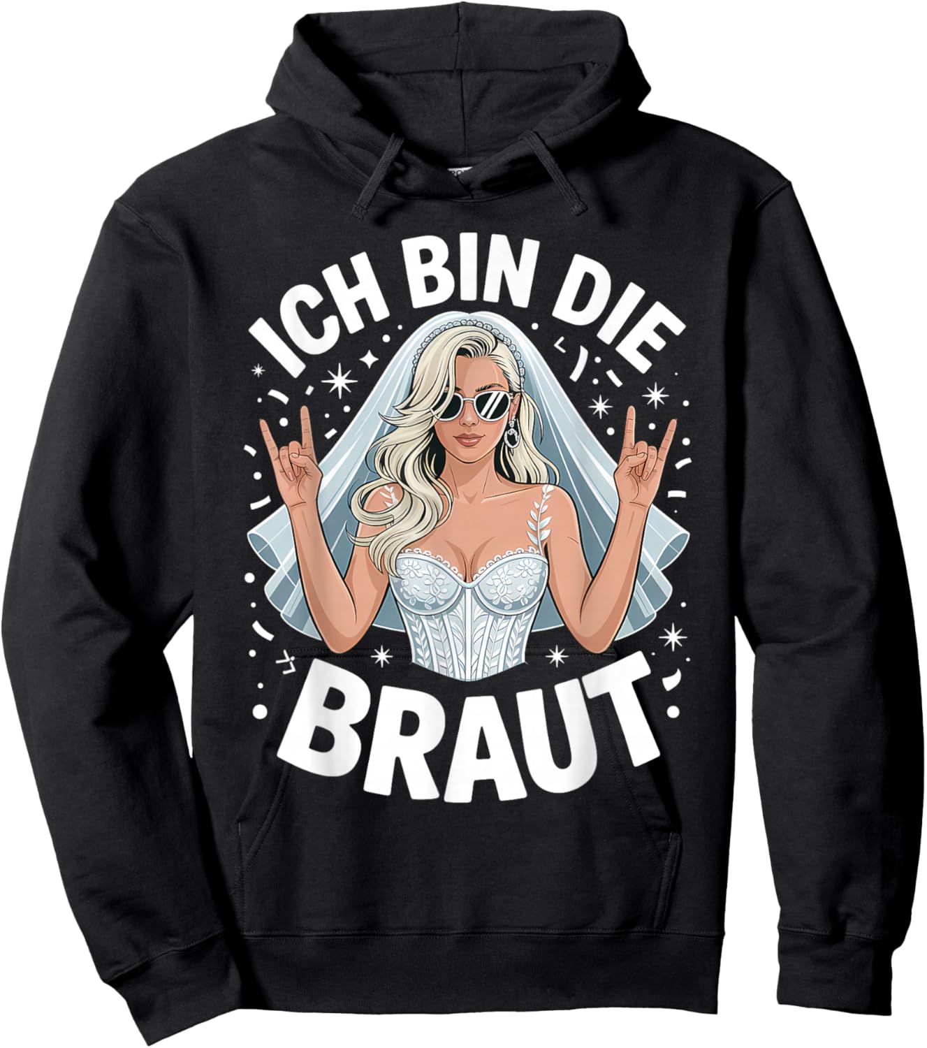 Ich Bin Die Braut Junggesellenabschied Frauen Hoodie - Hoodie | Black