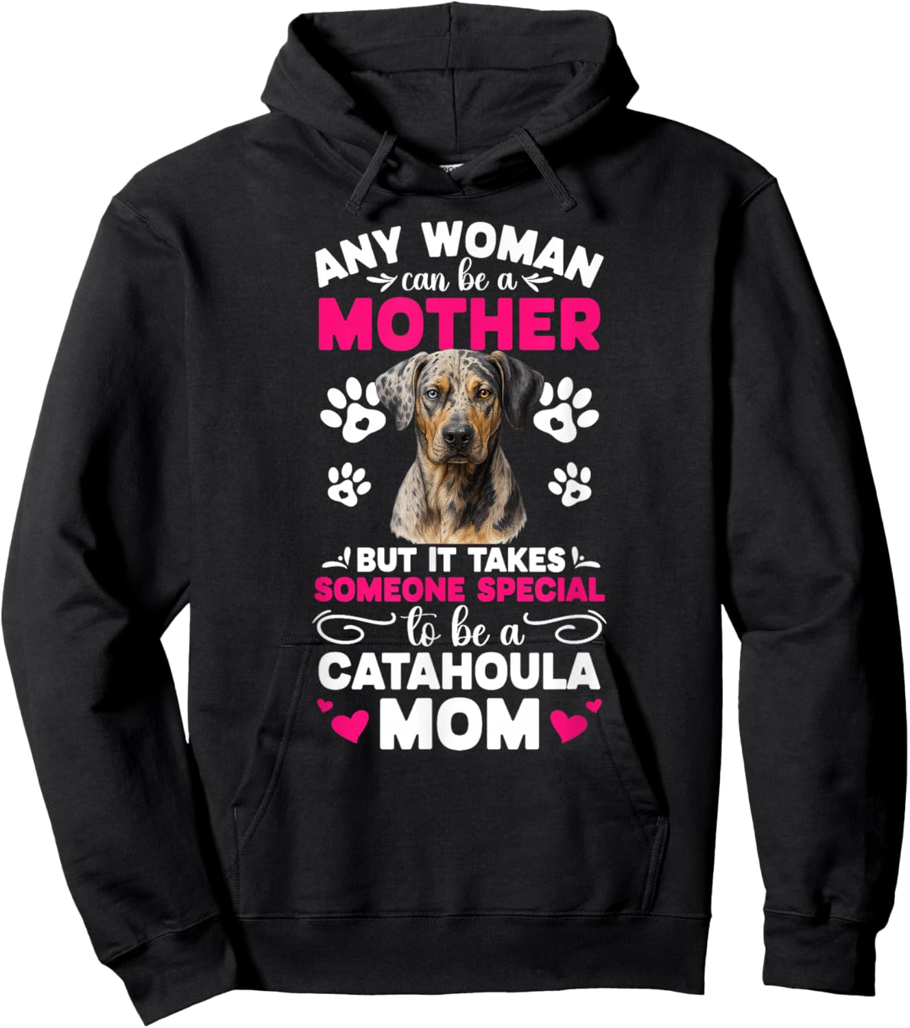 to Be A Catahoula Mom Catahoula Leopard Dog Owner Hoodie - Hoodie | Black