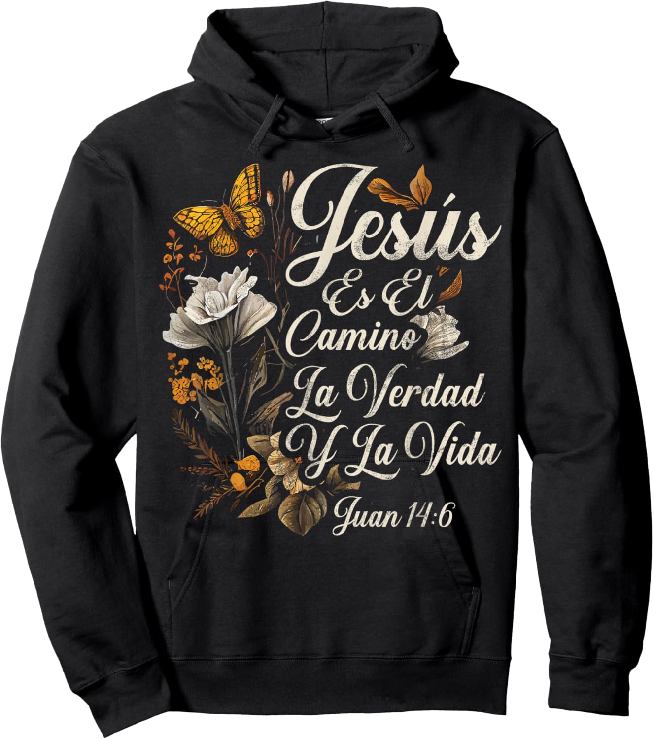 Christian Spanish Español Cristianos Religious Jesus God Hoodie - Hoodie | Black