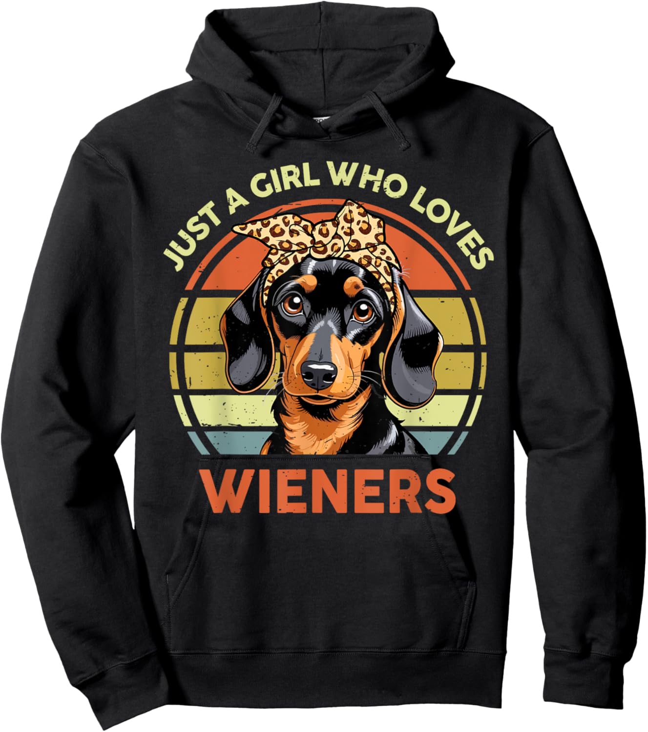 Wiener Dog Mom Hoodie - Hoodie | Black
