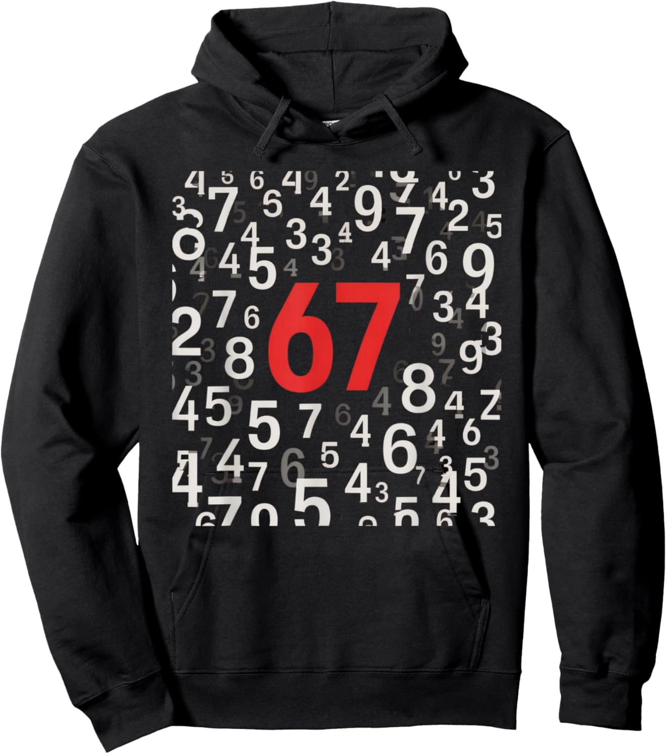 67 Funny Shirts 67 Memes for Kids Six Seven -Shirts Hoodie - Hoodie | Black