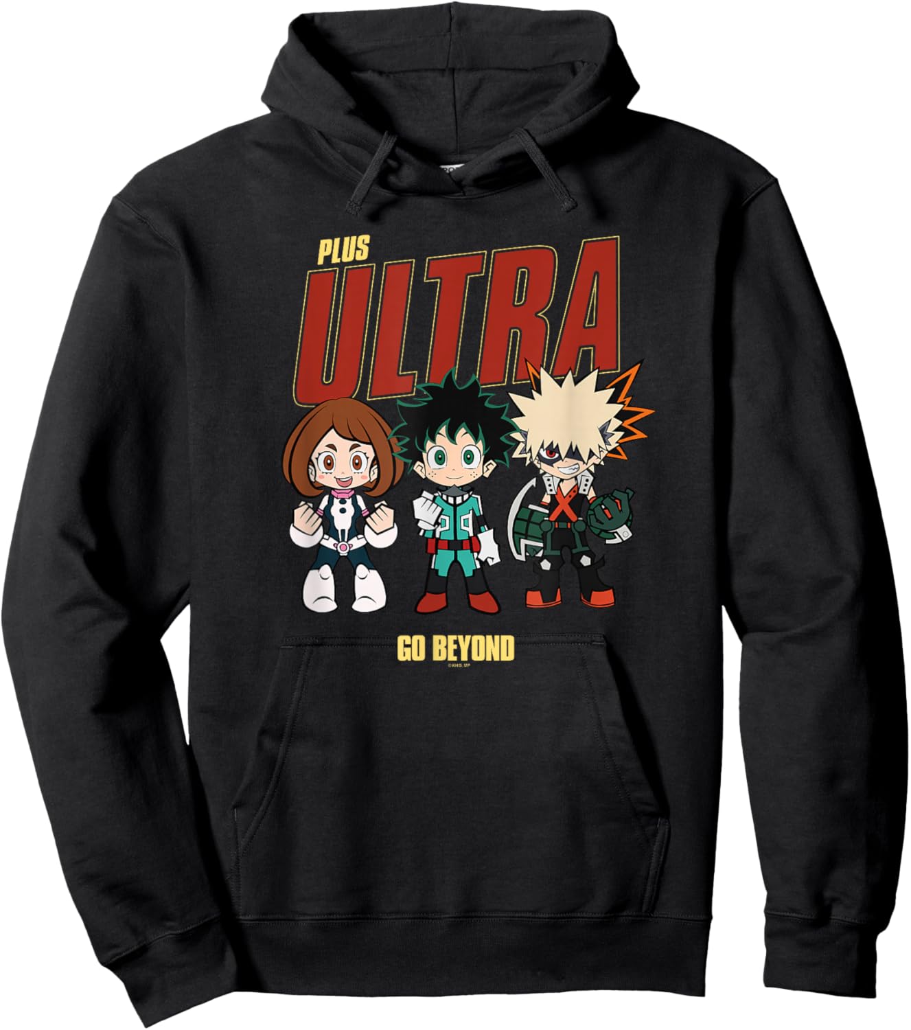 My Hero Academia Go Beyond Chibi Character Collage Anime Hoodie - Hoodie | Black
