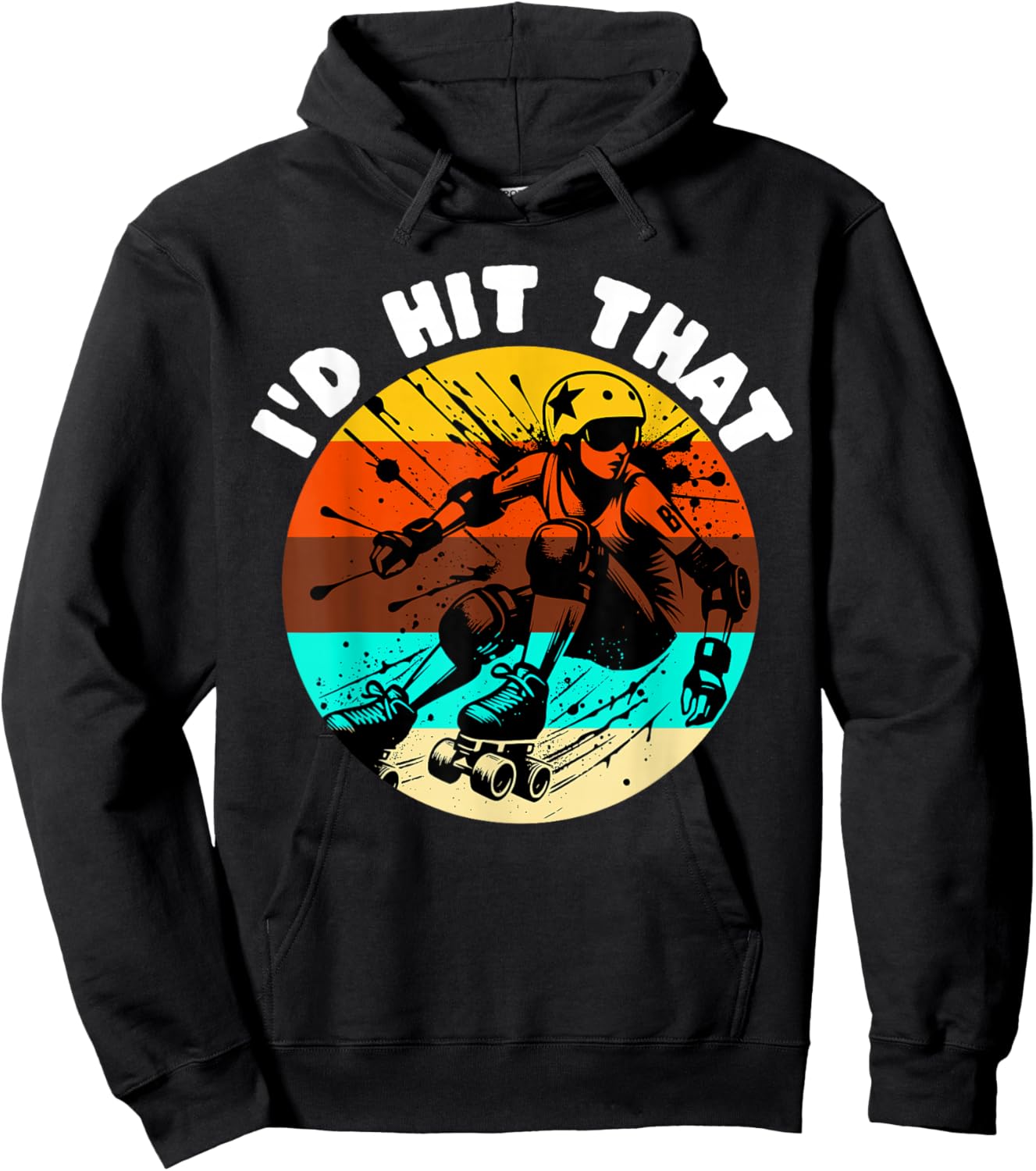 Roller Derby Player Roller Derby Hoodie - Hoodie | Black