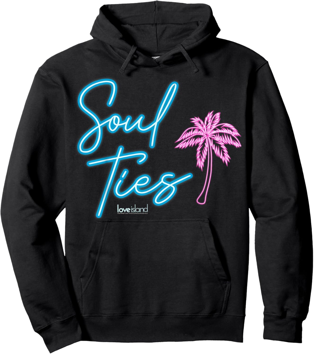 Soul Ties - Love Island - 80s Aesthetic Hoodie - Hoodie | Black