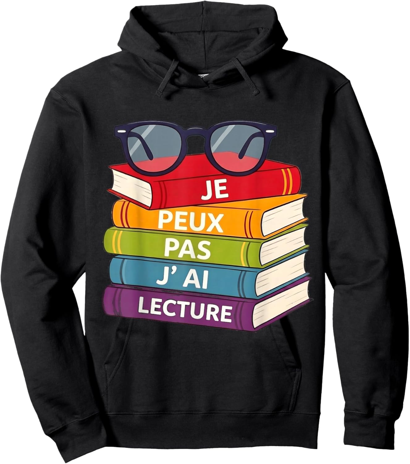 Je Peux Pas J AI Lecture Cadeau Lecteur Hoodie - Hoodie | Black