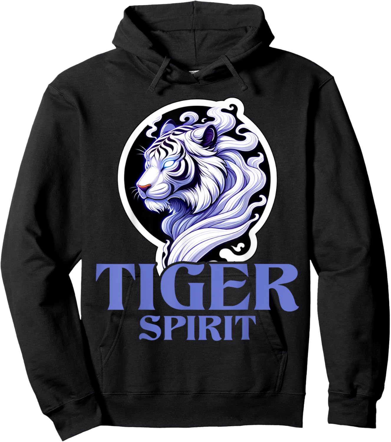Tiger Spirit Tiger Wild Animal Lover Wildlife Nature Graphic Hoodie - Hoodie | Black