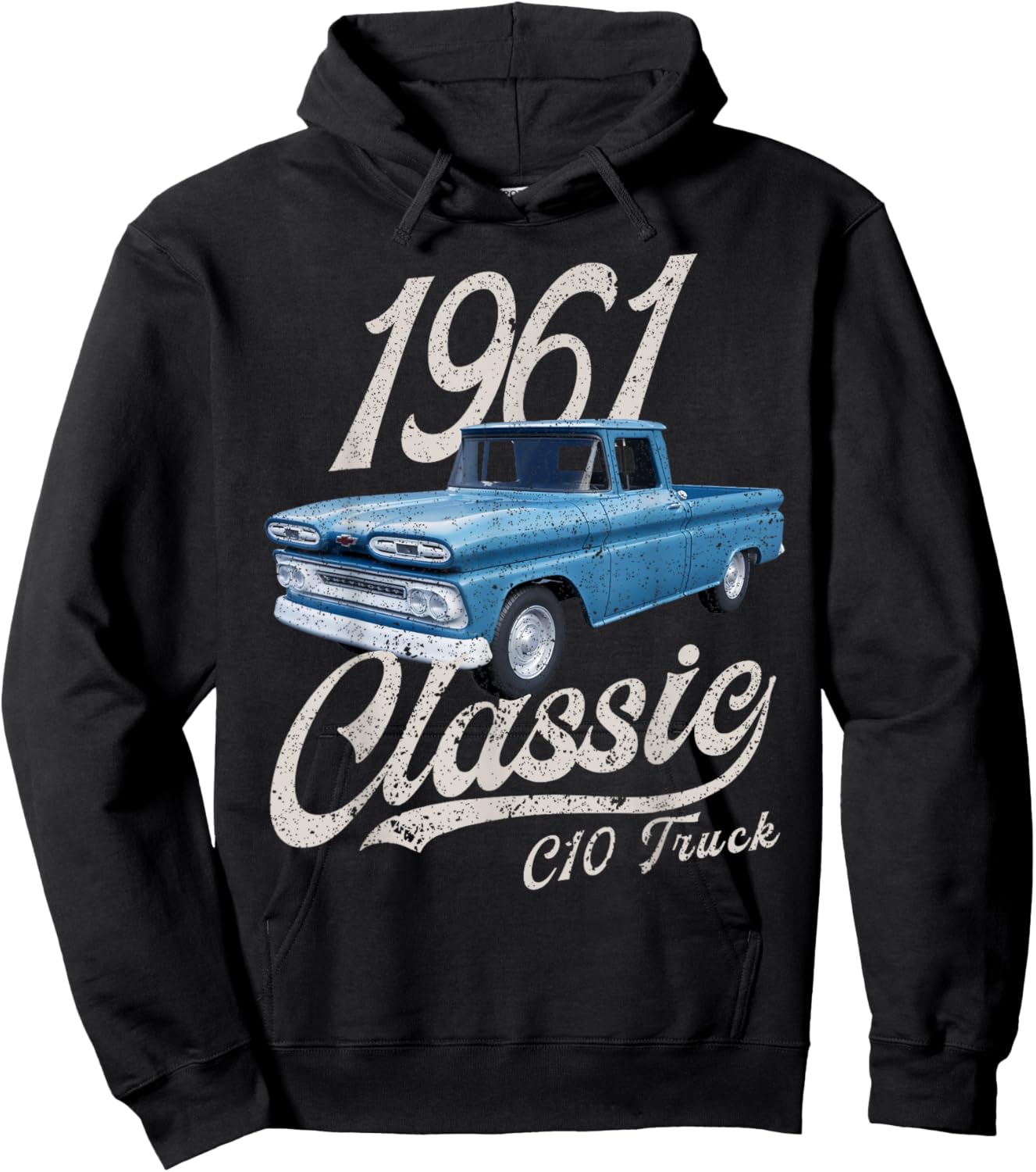 1961 61 c10 TRUCK Hoodie - Hoodie | Black