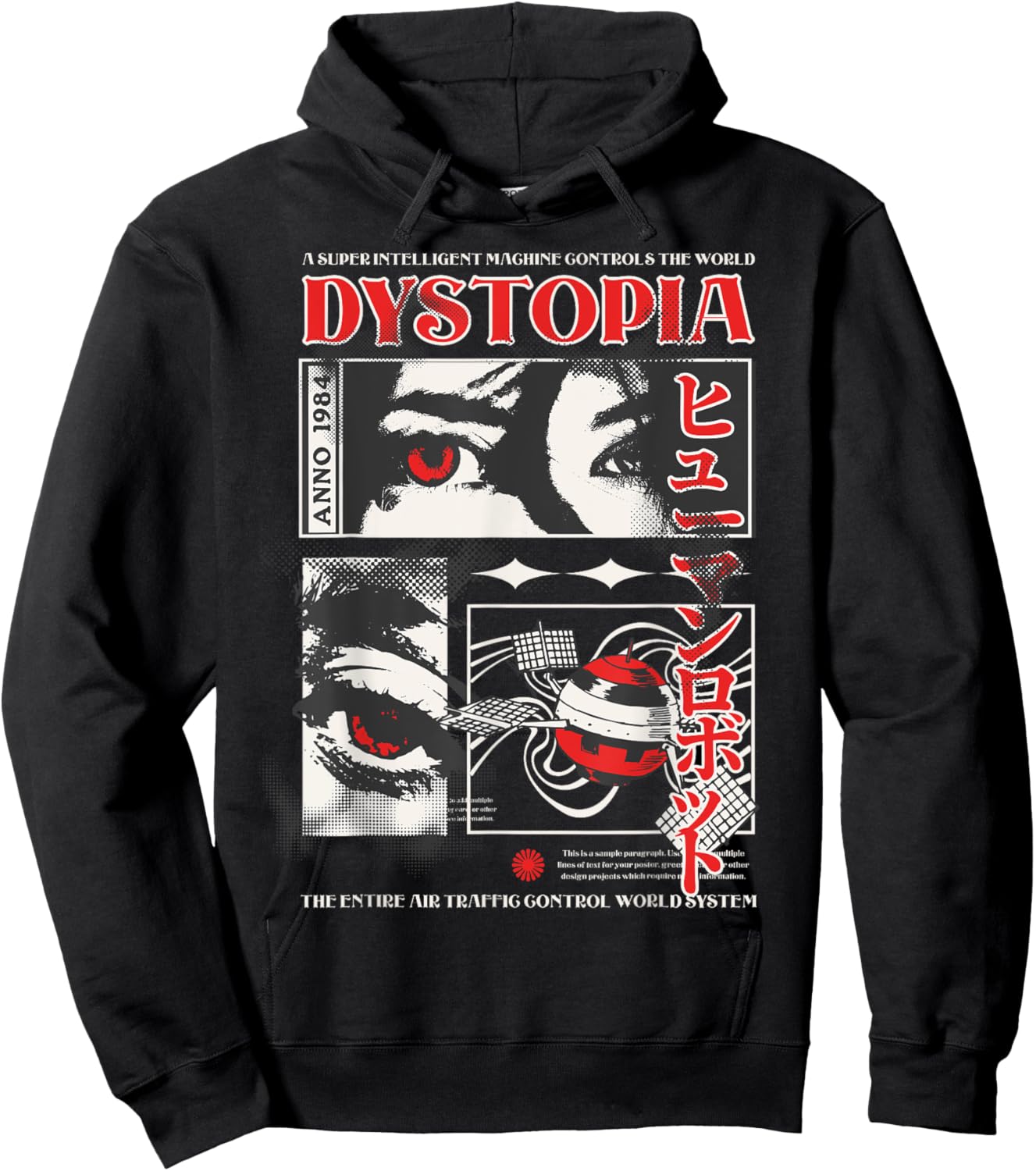 Dystopia Hoodie - Hoodie | Black